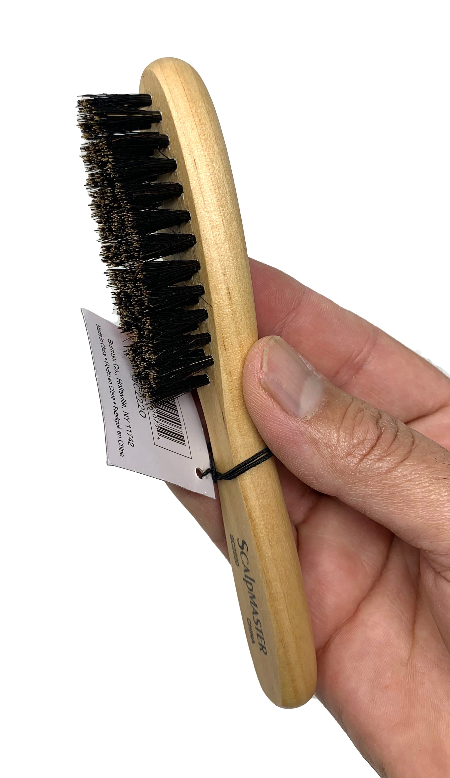 Scalpmaster 100% Boar Bristle Beard Brush Hair Brush 4 Row SC2220 2 pk.