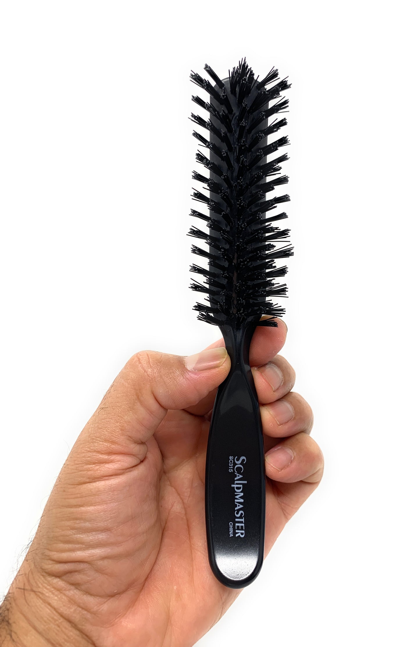 Scalpmaster Nylon Bristle Brush Nylon Bristle Salon Brush Hair Brush 7 Rows