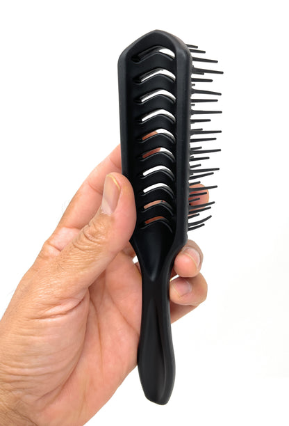 Scalpmaster Vent Hair Brush Soft Flexible Teeth For Detangling Hair Brush Straightening Brush 1 Pc.