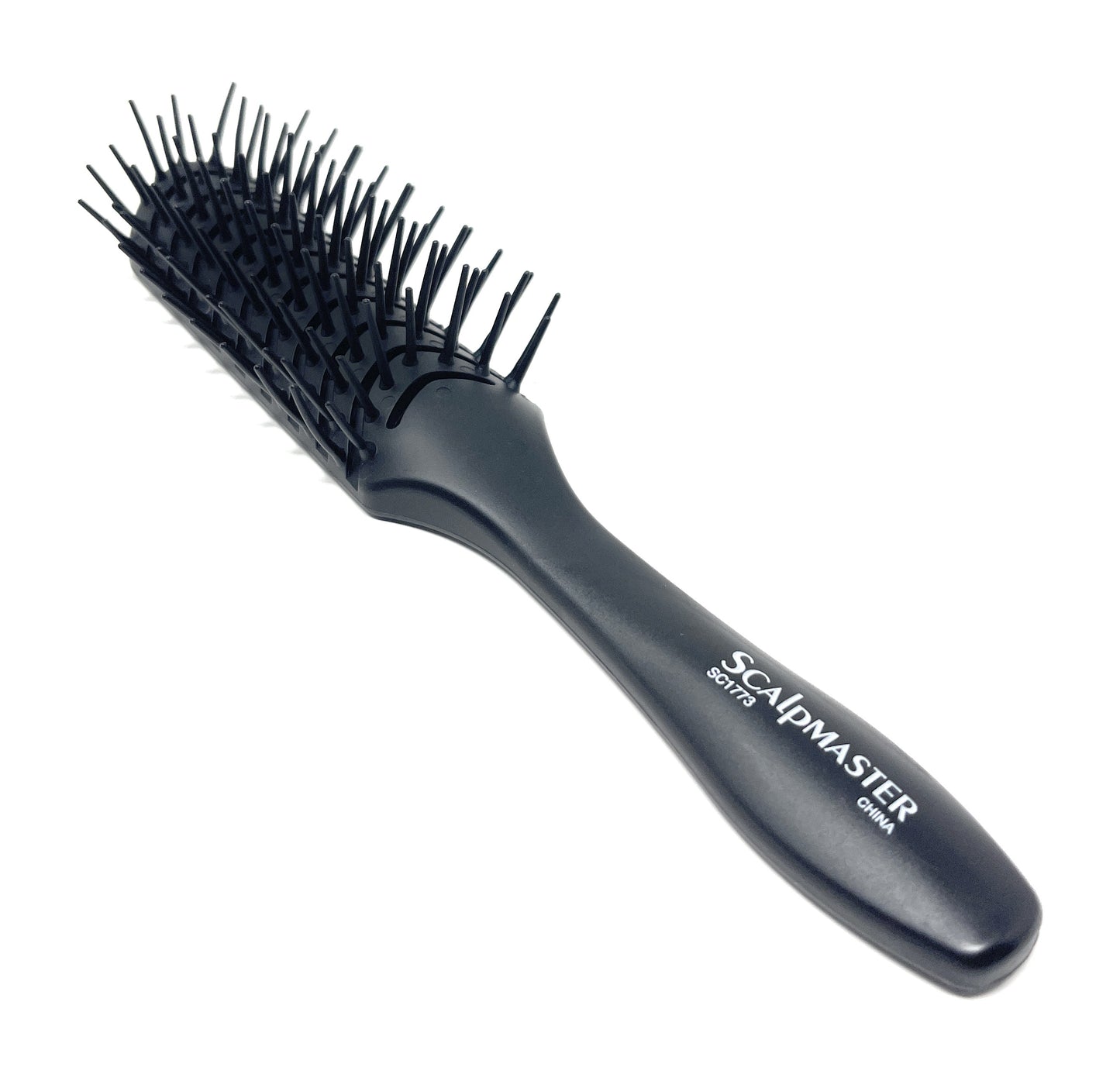 Scalpmaster Vent Hair Brush Soft Flexible Teeth For Detangling Hair Brush Straightening Brush 1 Pc.
