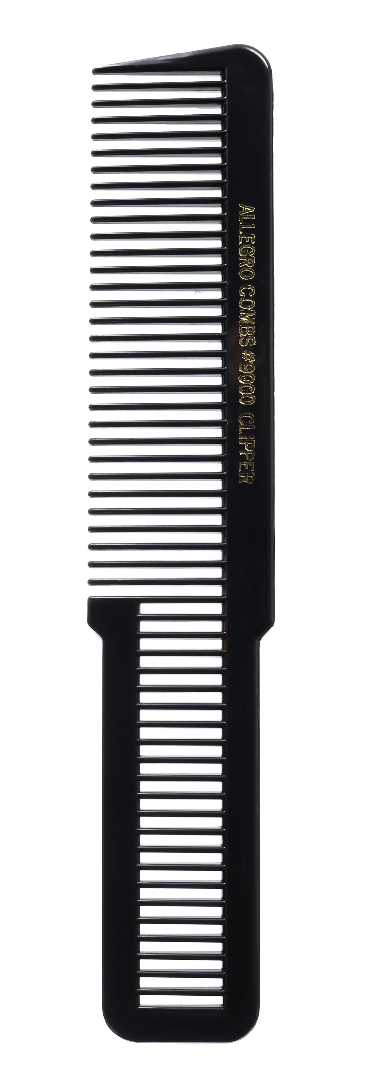 Allegro Combs 9000 Barber Clipper Cutting Combs Blending And Flat Top Combs Fading CombsBlack Combs 6 Pk.