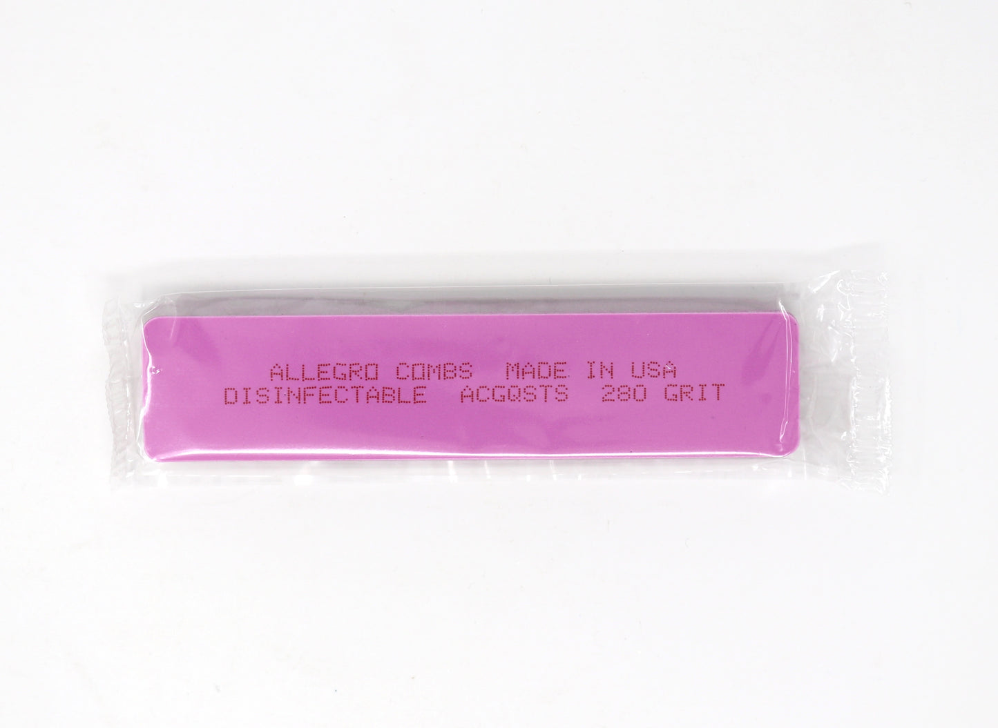 Allegro Combs Professional Nail Files Hard Shell Soft Sponge Nail Filer. Cushioned Filers Grits 120, 220 or 280. 3 Pcs.