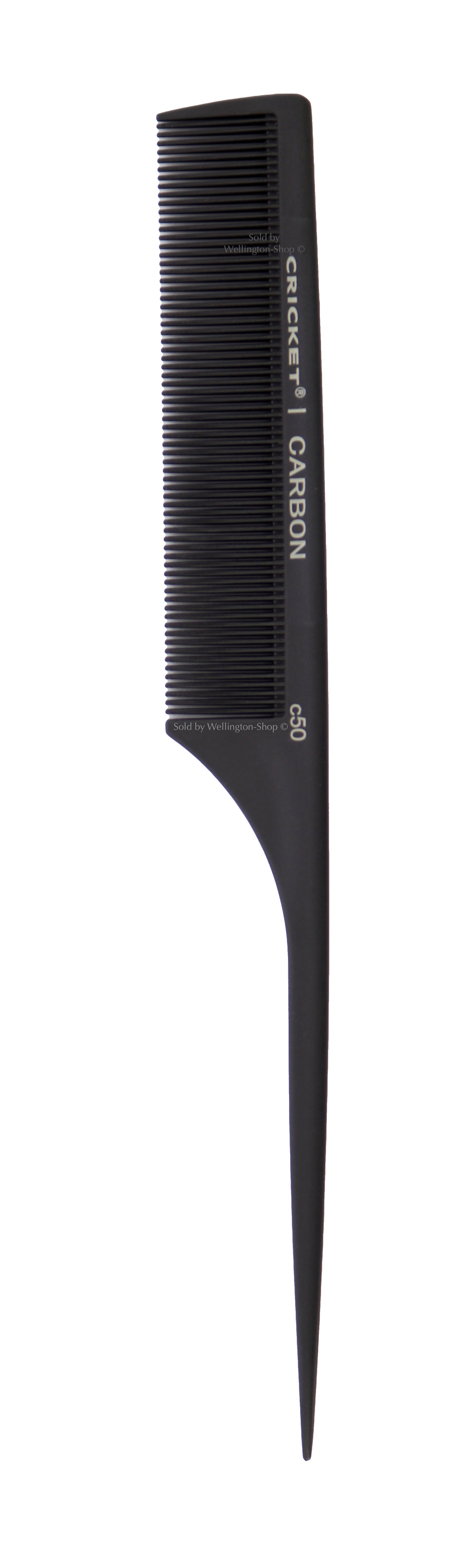 Allegro Combs XL Pintail Rat Tail Combs Parting Combs Metal Tail Foiling  Combs Black & White 2 Pc. 