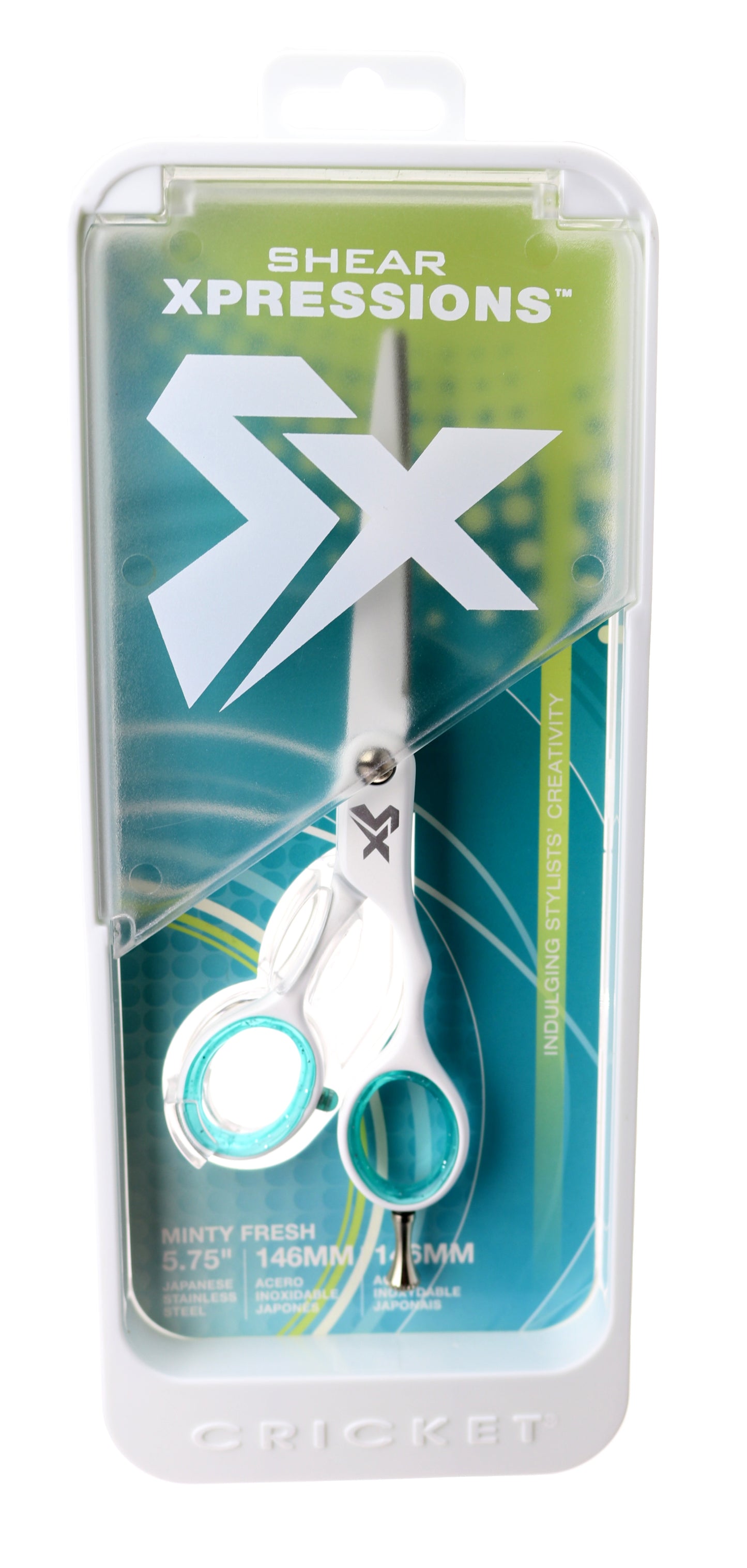 Cricket Shear Xpression 5.75 in. Hair Scissors  Hair Cutting Scissors With Case 1 Pc.