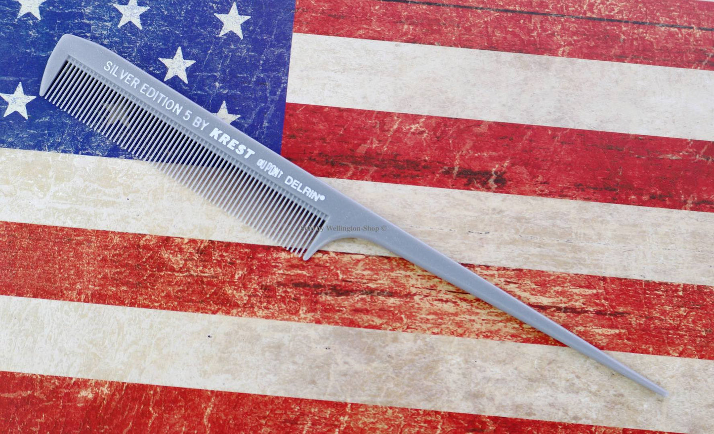 Krest Comb #5 8.5 In. Extra-Fine Tooth Rattail Comb. Heat Resistant Comb and Stain Resistant 12 units