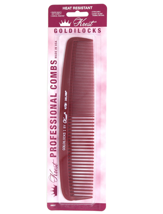 Krest Goldilocks G1 XL Comb Sectioning Comb Heat Resistant Wide Teeth Barber Comb Finishing Comb 1 Pc.