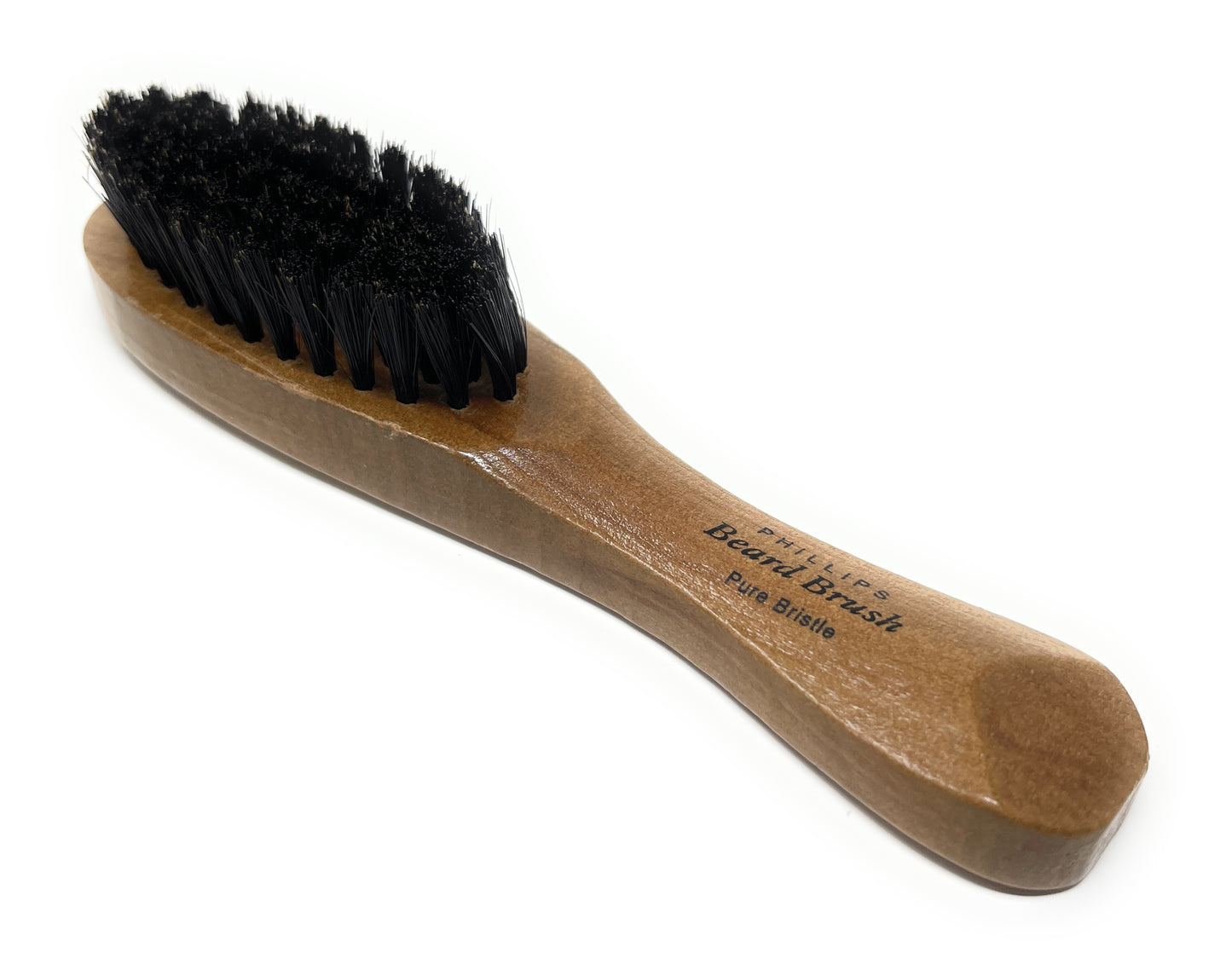 Phillips Brush Beard Brush Short Hair Brush Pure Bristle Wood Handle Brush