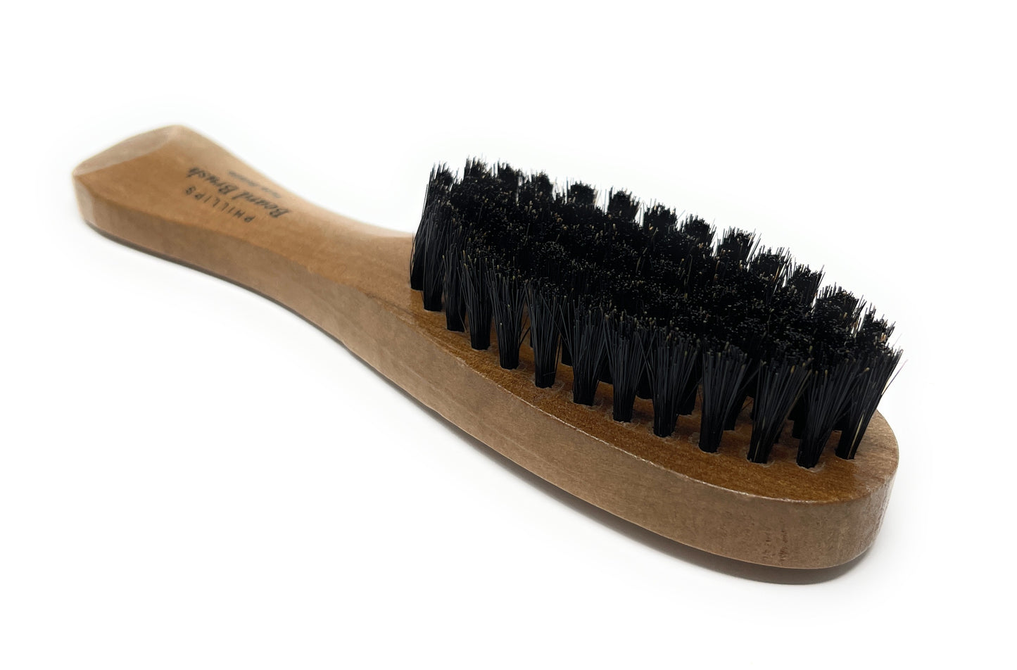 Phillips Brush Beard Brush Short Hair Brush Pure Bristle Wood Handle Brush