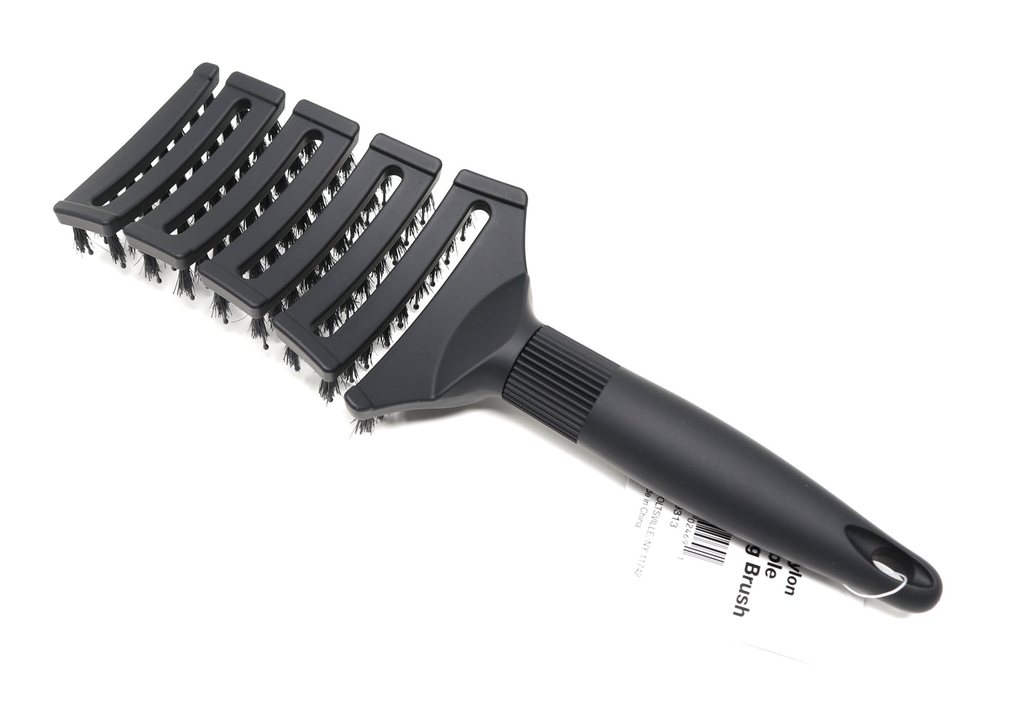 Scalpmaster Boar Nylon Flexible Detangling Hair Brush Shines Drys Straightening Brush 1 Pc.